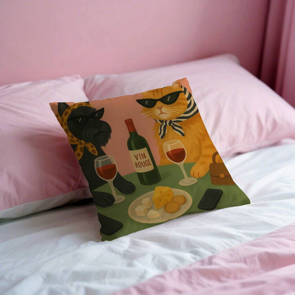 Henri Matisse Cat Pillow Case Throw Pillow Cover Nordic Vintage Style Cushion Covers Home Living Room Sofa Couch Seat