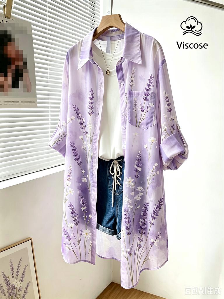 Women Paisley Print Lapel Shirt Dress Button Down Loose Casual Boho Beach Vacation