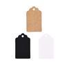 50x30 Kraft Paper Flower Head Blank Hang Tag - European Handwritten Message Bookmark Gift