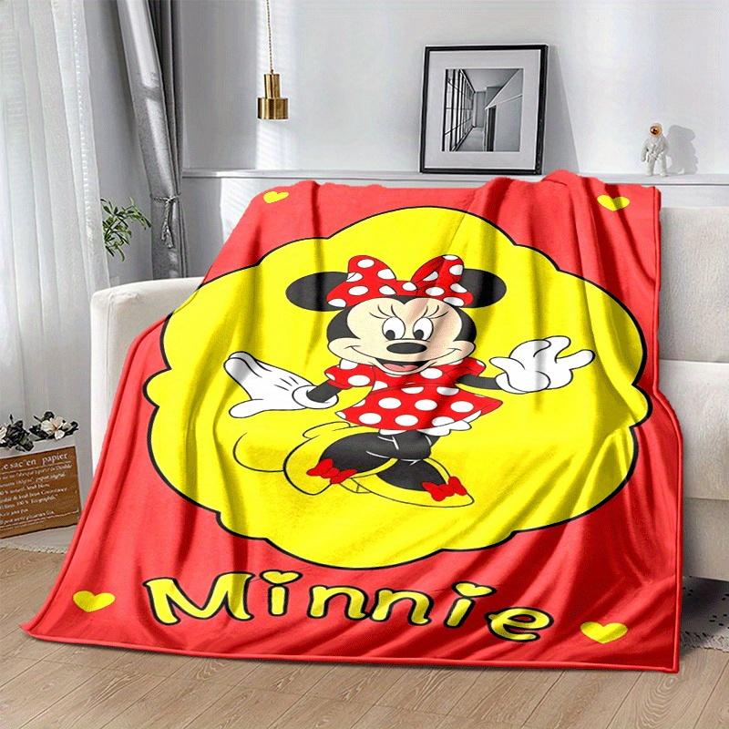 1pc Cute Minnie Printing Blanket - Soft, All-Season Throw for Living Room, Bedroom,Personalized Gift with Adorable Cartoon Design