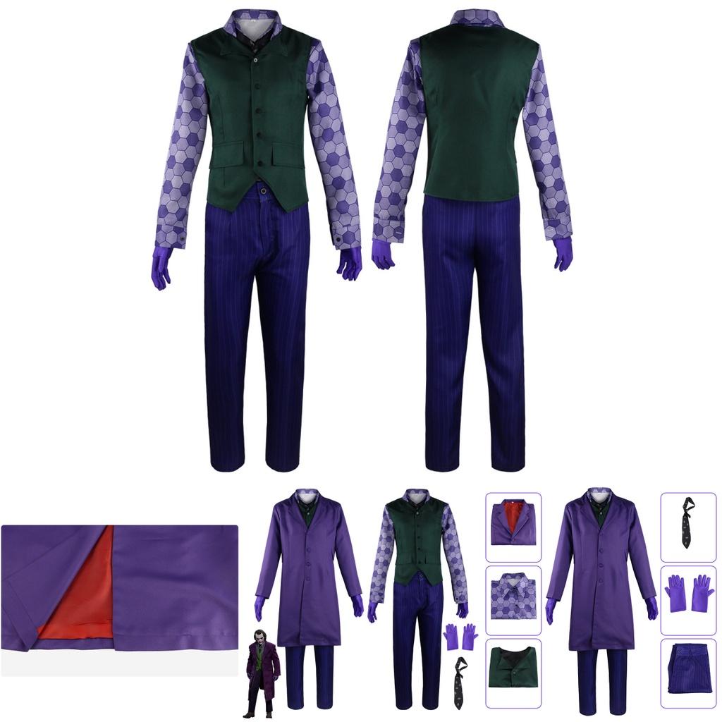 The Dark Knight Joker Suit Coat Cosplay Costume For Halloween And More
