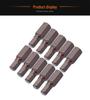 AiWeiboer 10mm x 30mm Hex Socket Screwdriver Set (10 pcs)
