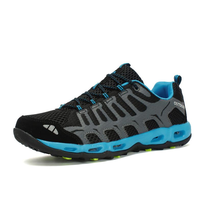 Hiking Shoes Men Women Low Cut Mesh Outdoor Casual Water Wading Oversized Breathable Couple