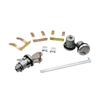 Car Door Lock Core Kit with 2 Keys, 654394765282 Hardware Set for Worn Lock Parts, Vehicle Restoration and Repair Service Use