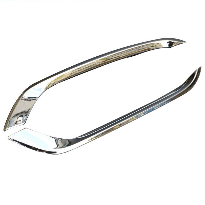Car Fog Lights Trim Sticker Accessories for Ford Focus 3 MK3 2016 2017 2018 2Pcs/Set ABS Chrome Front Fog Lamps Cover Trim