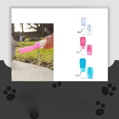 Pet Folding Water Bottle - Cat and Dog Supplies - Portable Water Jug - Water Bottle for Dogs - Pet Folding Water Bottle for Outdoor Use