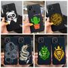 Pro pouzdro OPPO A15s Černé Cool Měkké TPU Funda Pouzdro na telefon Pro OPPO A15 CPH2185 Kryt Silikonové zadní kryt Pro OPPOA15s CPH2179 Capa