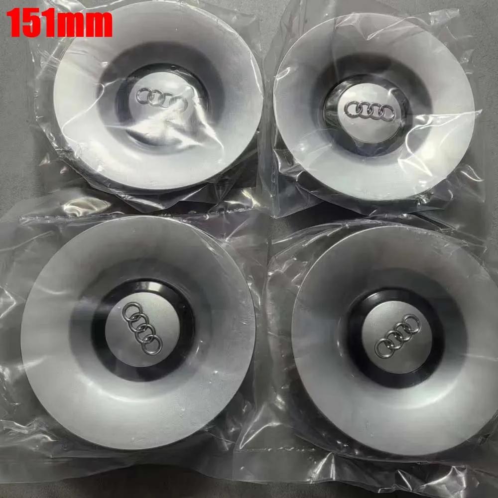Pro Audi A3 4ks Krytky středových krytů kol Ráfků Pro Audi A3 A4 B5 A6 S4 B6 TT A8 Quattro Znak 4E0601165A 8E0601165H Autopříslušenství