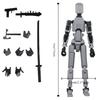 Multi Joint Mobile Action Figure Handheld Toy Movable Doll Multi-Jointed Robot  Collectible Display