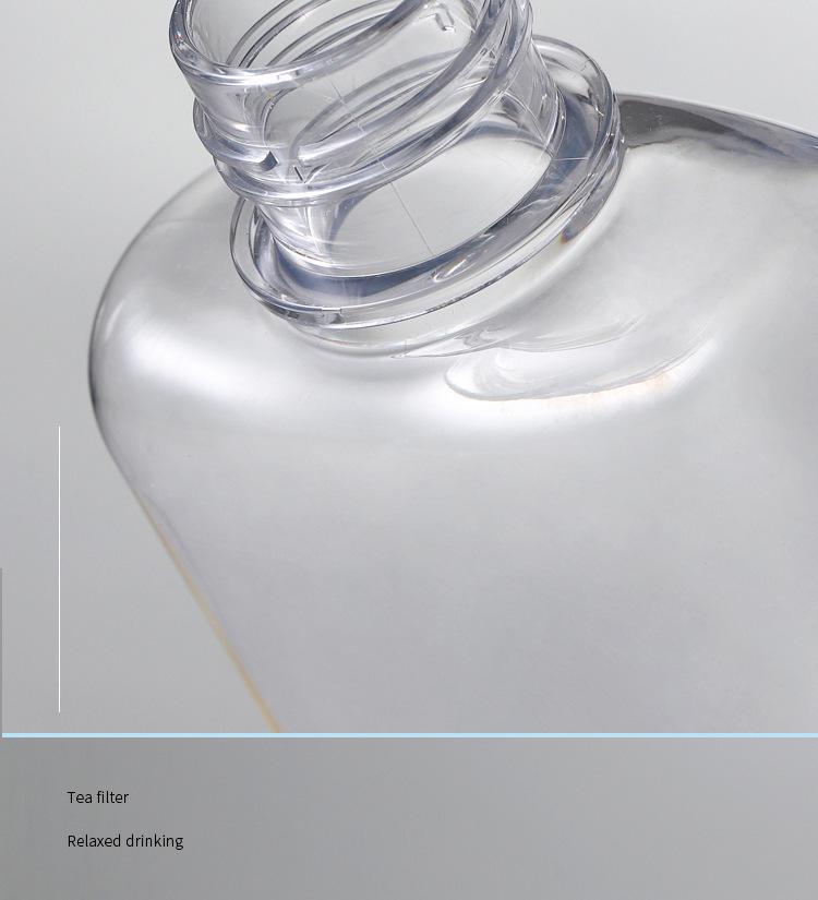 Tritan Flat A4 Sports Water Cup - Small, Portable, Rectangular, with Paper Insert