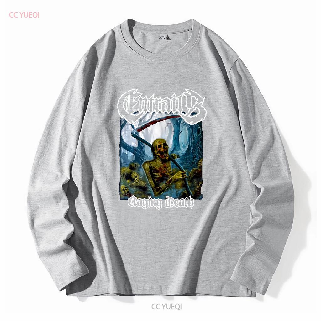 ENTRAILS Raging Death Cotton Classic T Shirt All Sizes BO324 Vintage Washed Versatile Soft Graphic Homme Slightly Unisex