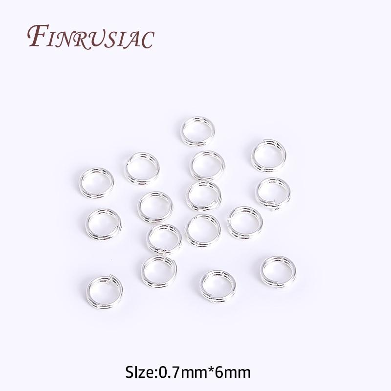 100Pcs/lot Wholesale 18K Gold Plated Open Jump Ring, Brass Double Loops Split Rings Connectors For DIY Key Chain Jewelry Making