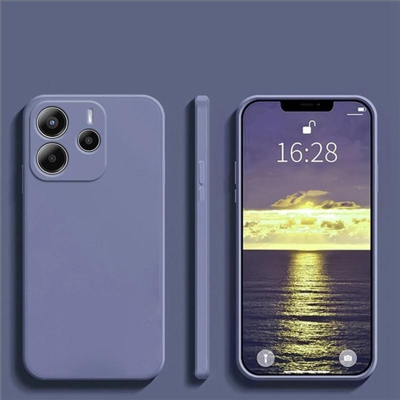 Liquid Silicone Case For Xiaomi Redmi Note 14 4G 5G Cases Redmi Note 14 Pro Cover Phone Protect Cover Redmi Note 14 Pro+ 5G Case 14C