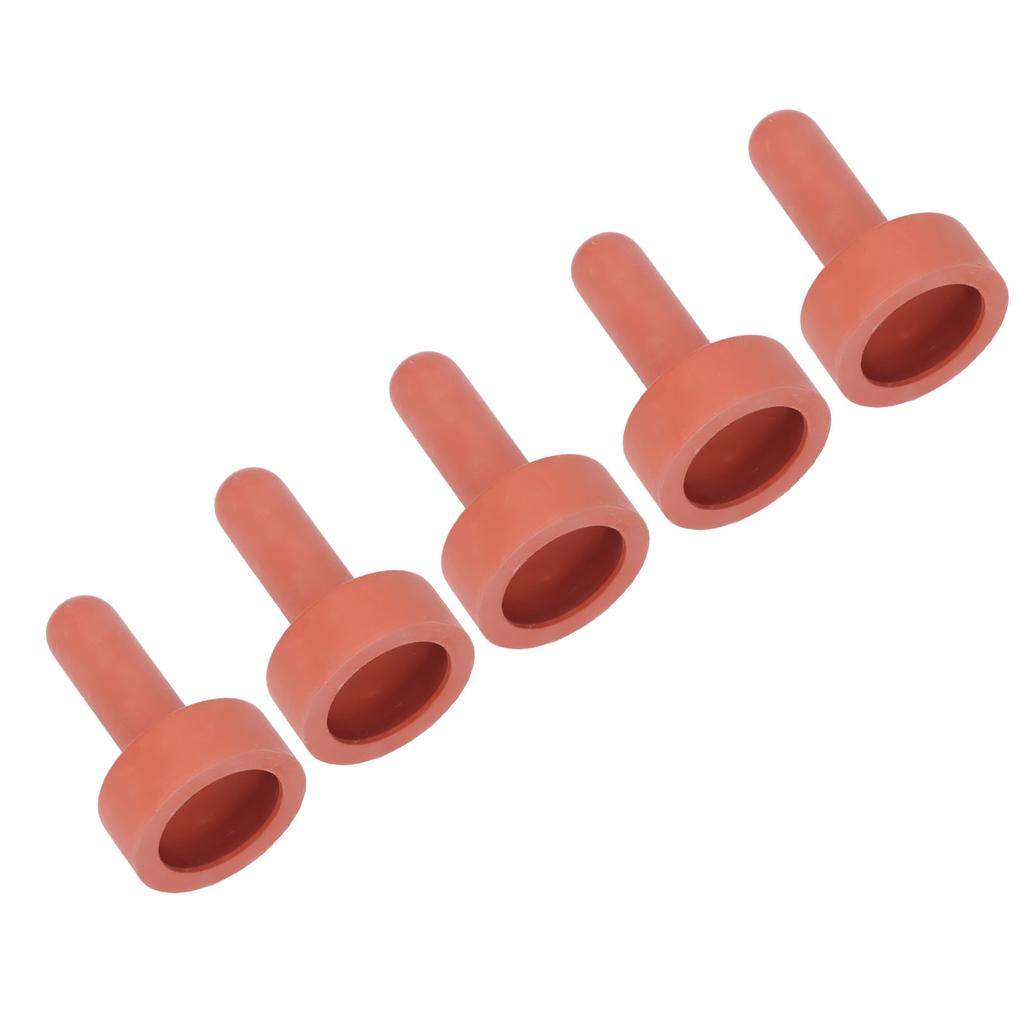 5pcs Small Animal Milk Drink Nipples Nurse Feeding Supplies Calf Nipples Silicone Livestock Nursing 