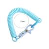 Coil Keychain Anti-lost Lobster Clasp Rope Key Hooks Bracelet Spring Keyring Spring Keychain