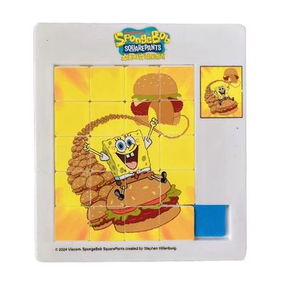 Wolseong Square Pants Spongebob 20 Sliding Puzzle Set, Korean Popular Puzzles