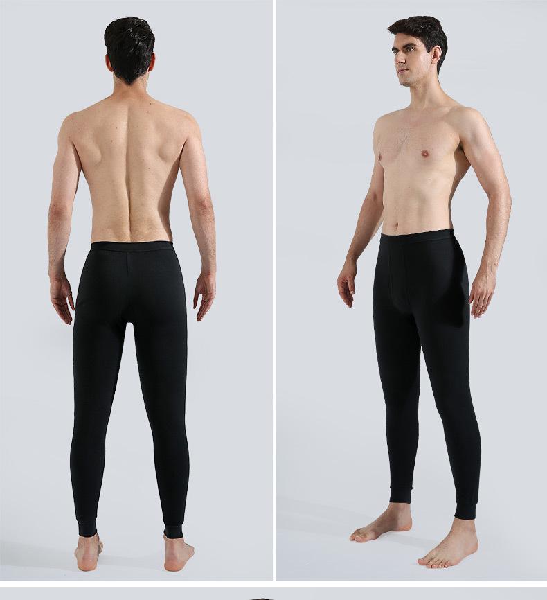 Pánské zeštíhlující podzimní/zimní kalhoty z bavlny a vlny Langsha