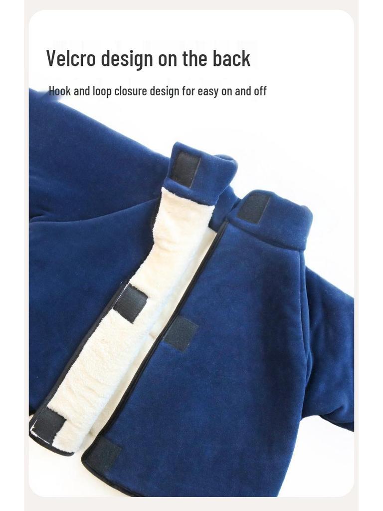 Windproof Warm Blanket Cover for Elderly Wheelchair - Cold-Proof Shawl for Winter Travel