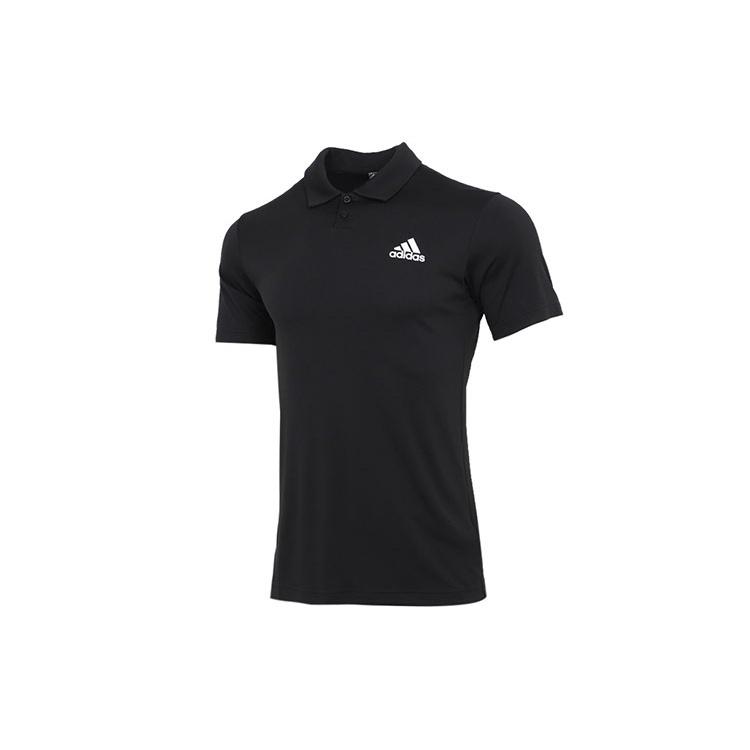 adidas Tennis Sports Training Short Sleeve Polo Shirt Black Men s GH7670 S