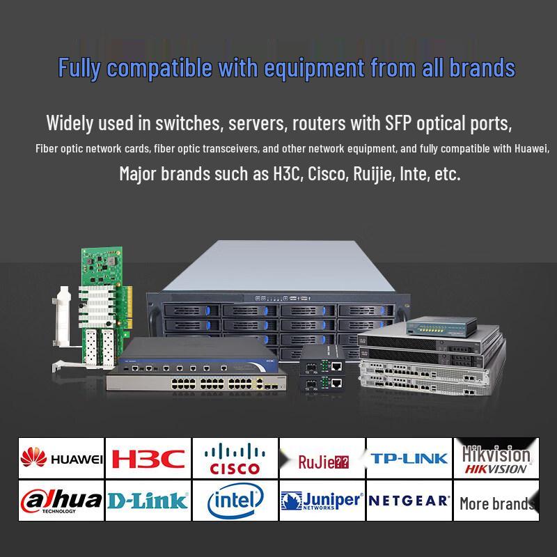 Jingtang 10G SFP+ Single-Mode Dual-Fiber Optical Transceiver Module