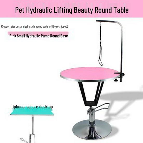 Pneumatic Rotating Hydraulic Grooming Table for Small to Medium Dogs & Cats