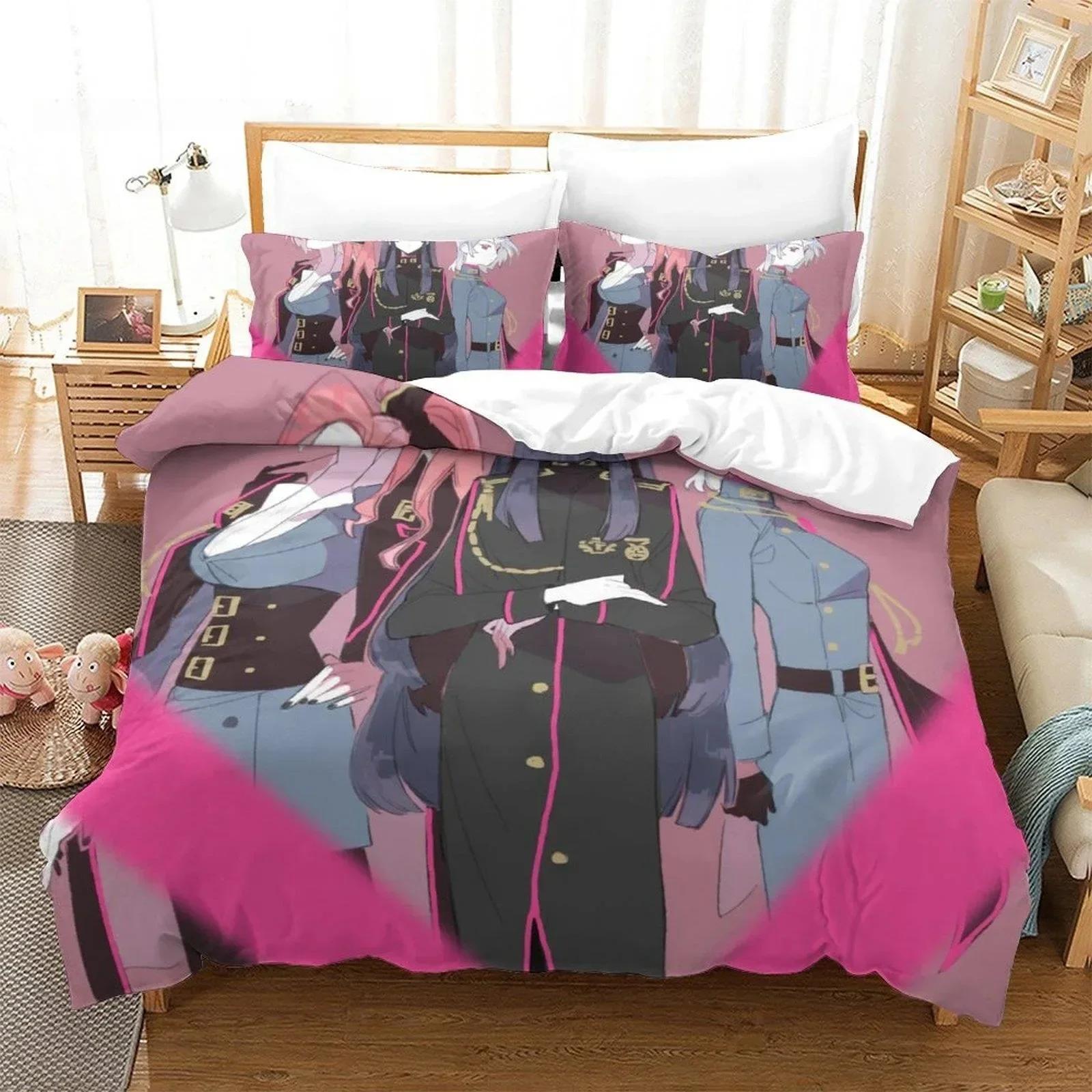 

Hypnosis Mic Division Rap Batle Rhyme Anima Beding Set Printed With Pilowcase Bed Soft Duvet Cover Single Double Quen King-Sized Dimensionsd Dimension 120*200cm Single