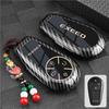 Carbon Fiber Key Cover with Metal Buckle for 2025 Exeed Star Era ET/ES Models