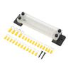 Power Distribution Block with Cover 24 Terminal 150A 12‑48V for Car RV Ship Yacht Pickup Truck Power System