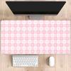 Grid Flower Game Mousepad Game Mat Durable Rubber for Games Mouse Pad Office Friendly Design HD Printing Xmm XXL Desk Mats