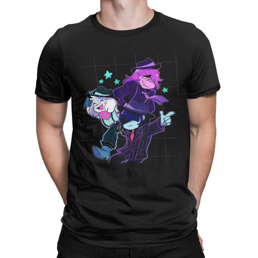 Deltarune Kris Susie Ralsei T-Shirts Men  Awesome 100% Cotton Tee Shirt Crew Neck Short Sleeve T Shirts New Arrival Clothes