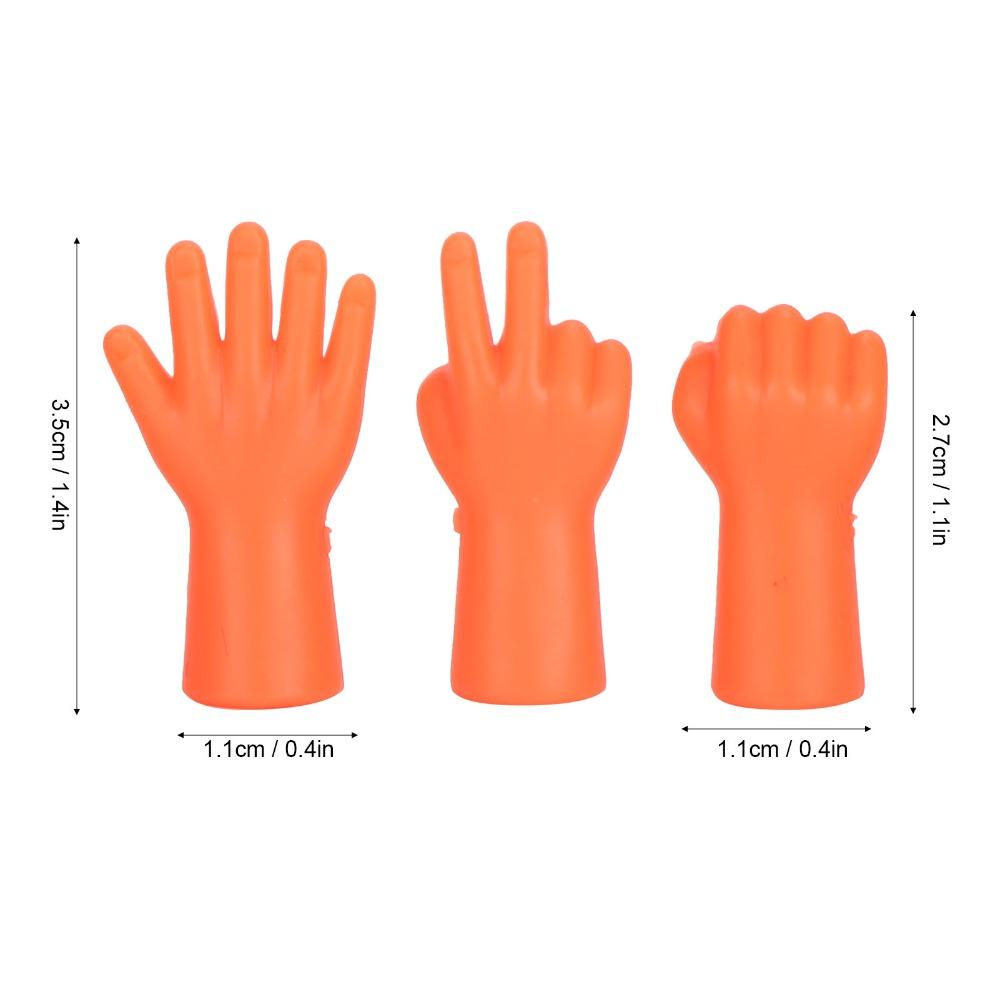 12pcs Hand Shape Design Needle Protector Caps Anti-Slip Sweater Pin Caps  For Beginners