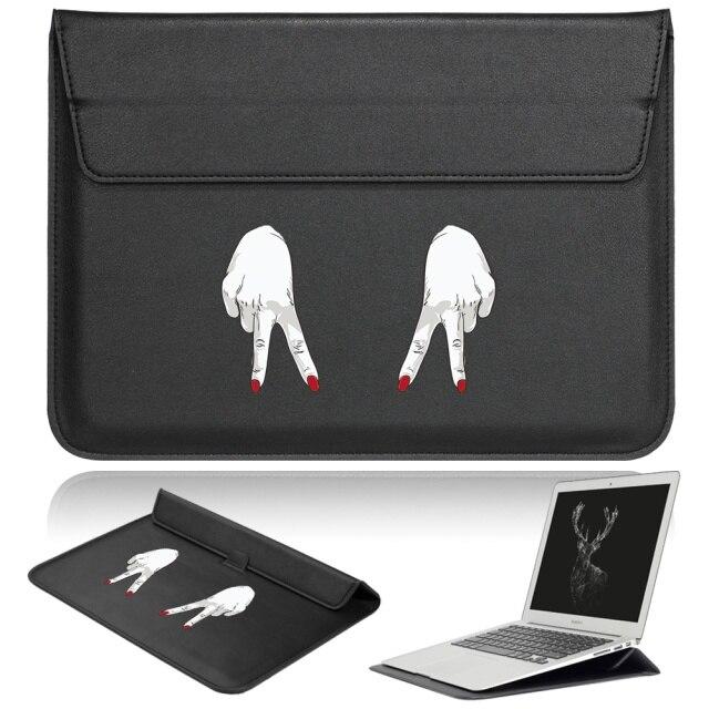 Universal Laptop Sleeve Case für 11 12 13 15 Zoll Pu Leder Notebook