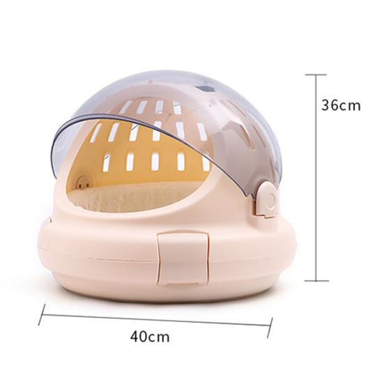 Space Capsule Pet Carrier with Pad Small Breathable Car Mounted Pet Travel Carrier for Dogs And Cats Within 10lbs