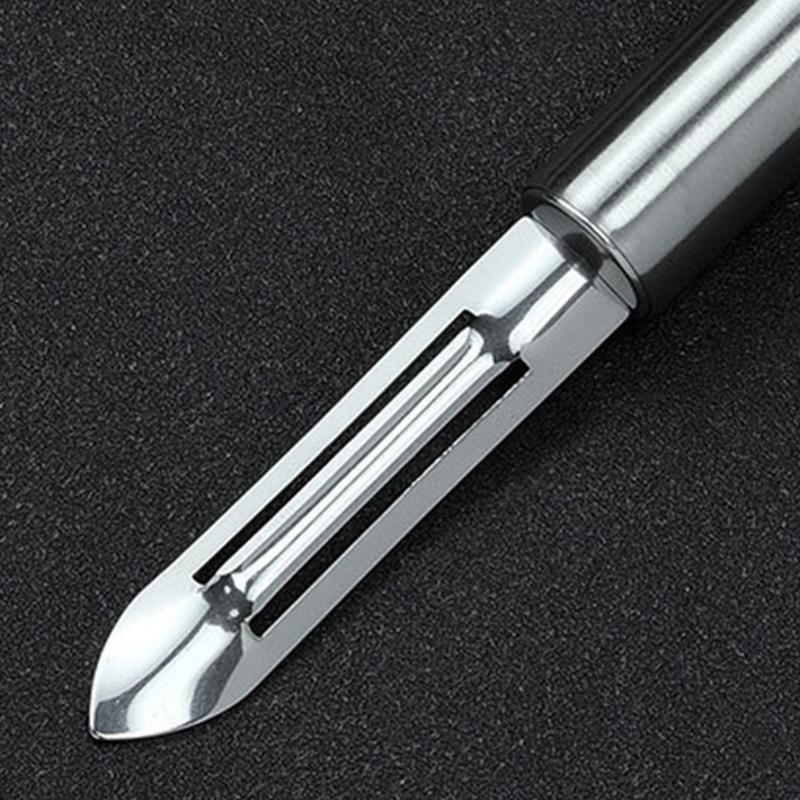 Stainless Steel Kitchen Peeler For Potatoes Vegetables Efficient Ergonomic Grip Peeling Device Kitchen Utensil
