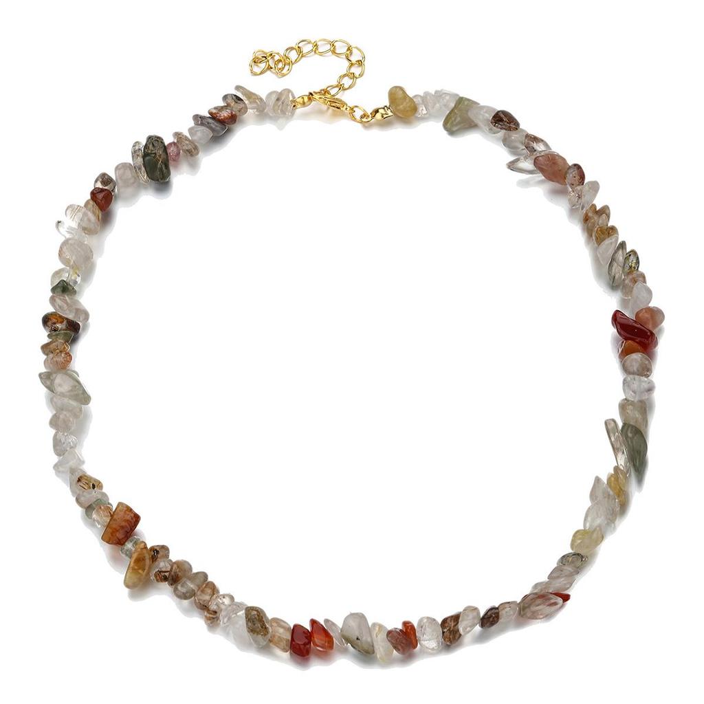 Cosmic Sailing Amethyst Crystal Chip Necklace