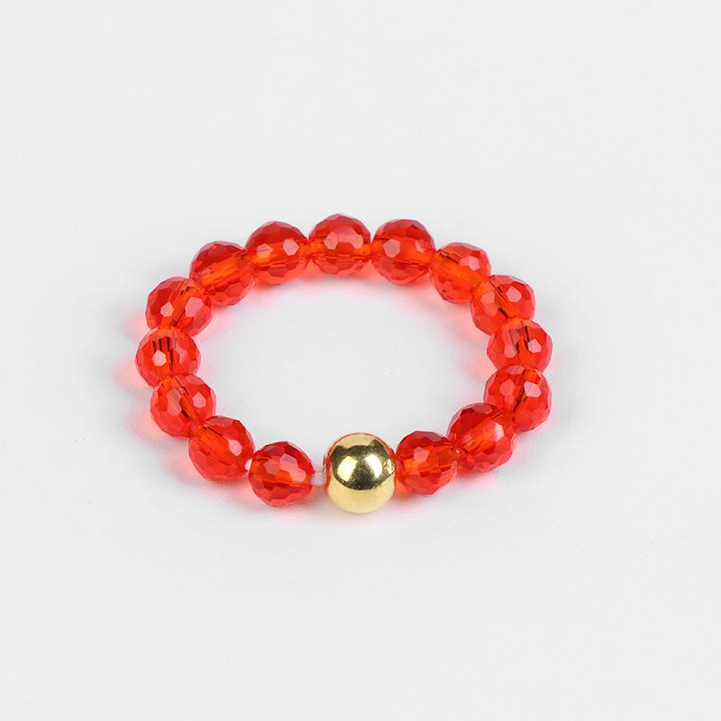 4mm Beads Rings For Women Men Trendy Cuboid Beaded Rings Chakra Healing Quartzs Finger Rings Handmade Hit Rings Jewelry Party
