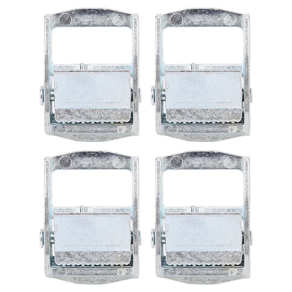 4Pcs Zinc Alloy Buckle for Heavy Duty Tiedown Cargoes Strap Fixed Tensioner Ratchet Buckle(25mm )