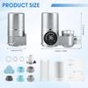 Water Filter Tap with LED Display, Water Filter Drinking Water for Kitchen, Removes Chlorine, Heavy Metals and Bad Taste, Limescale Filter