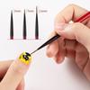3pcs/set 5/7/11mm Nail Art Liner Painting Brush Thin Stripe Line Drawing Pen DIY UV Gel Tips French Design Manicure Tool