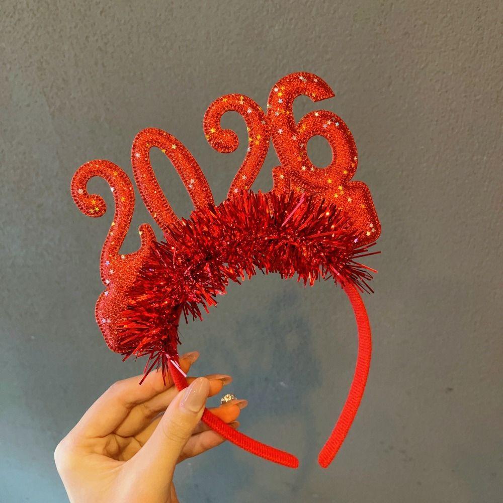 Cute Christmas Headpiece Sweet New Year Decorative Headdress Xmas Hair Band  Party Decoration