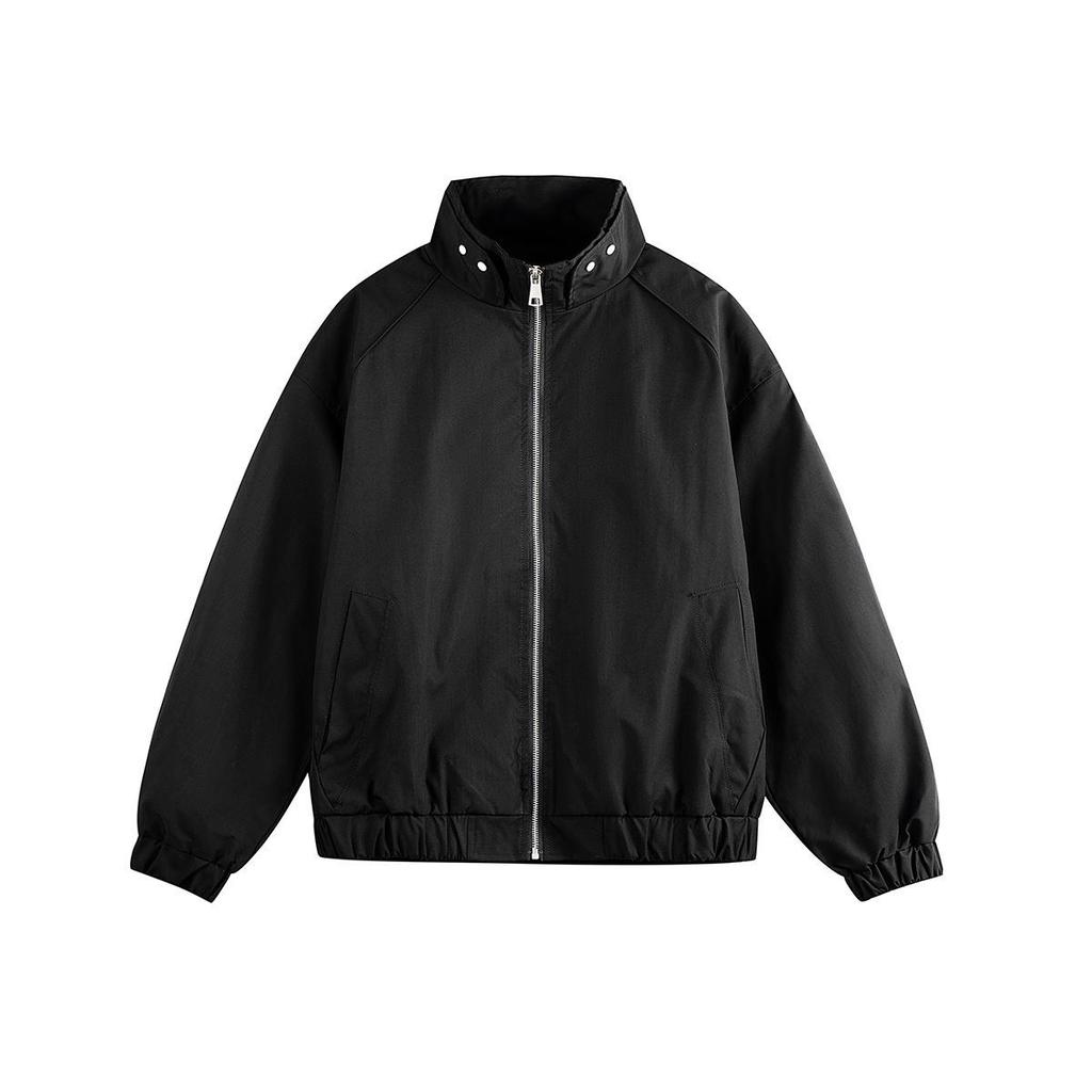 QIYOU 2025 Autumn Unisex Casual Stand-up Collar Jacket