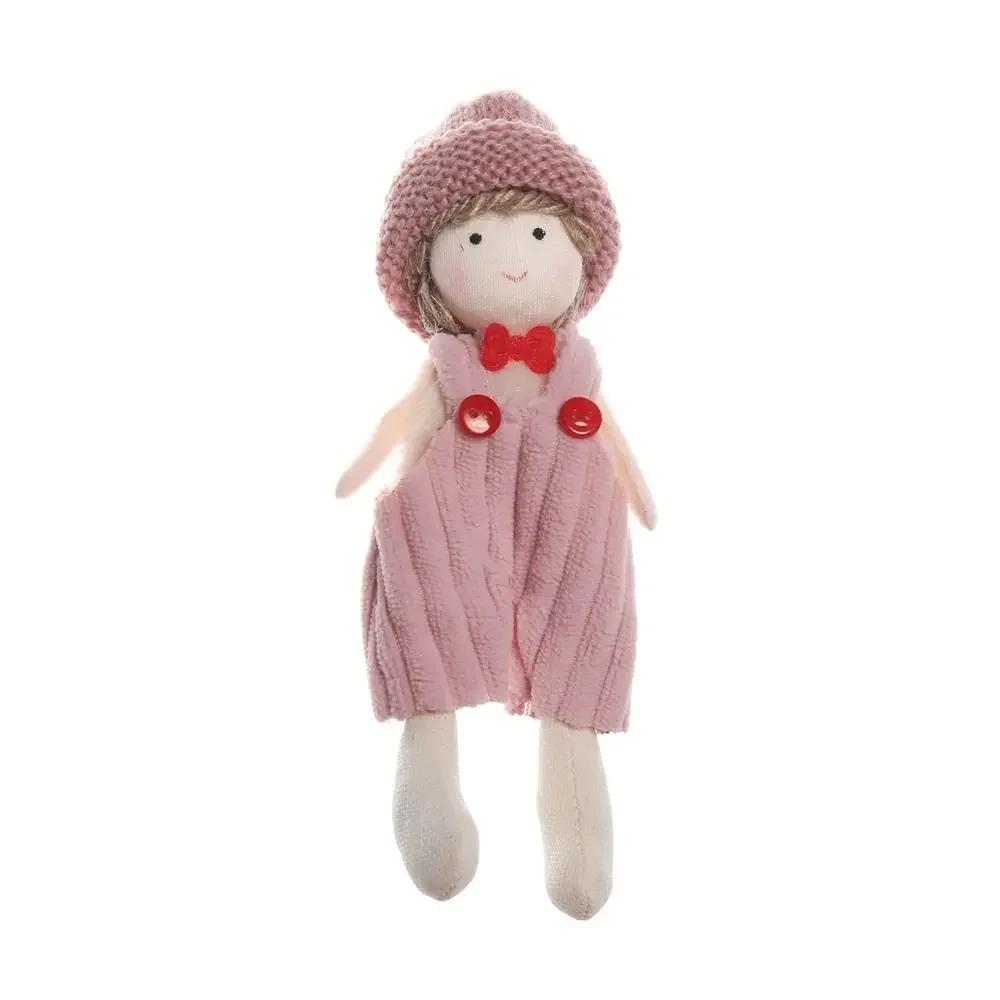 Christmas Angel Girl Dolls Ornaments Xmas Tree Pendant Hanging Decoration For Home New Year Decor Supplies 2024 Kids Gifts