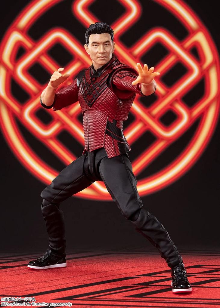 TAMASHII NATIONS Z deseti 150mm malované pohyblivé figurky SHFiguarts Shang-Chi (Prsteny Shang-Chi/Legend) Cca. PVC a ABS