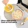 Non-Toxic Silicone One-Piece Placemat Cloudy With Pocket Baby Silicone Dinner Plate Suction Bowl Children'S Tableware