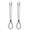 1Pcs Stainless Steel Spring Manual Whisk Egg Beater Handheld Mini Kitchen Egg Stiring Eggs Sauces Mixer Spring Beater