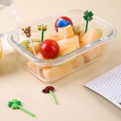Nützliche glatte Kante schaffen Atmosphäre, 3 Stile, Kinder-Obstpicks, kreative Dessert-Lebensmittelgabeln, Restaurantbedarf, Mini-Zahnstocher