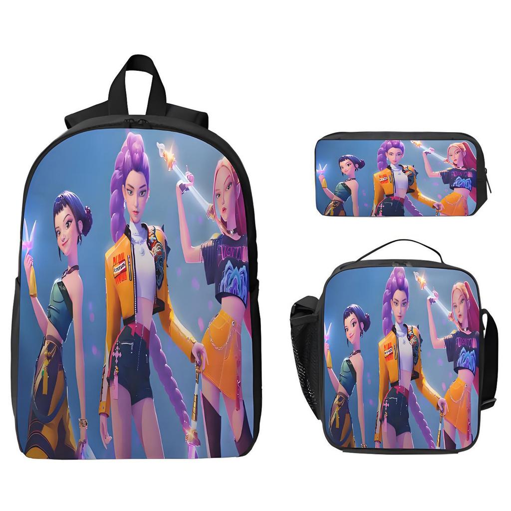 Cartoon Printing Casual Shoulder Bag Junior High School Students Large Capacity Backpacks