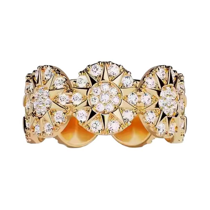 APM Monaco High-end light luxury ring women s gold yellow Y23023OX
