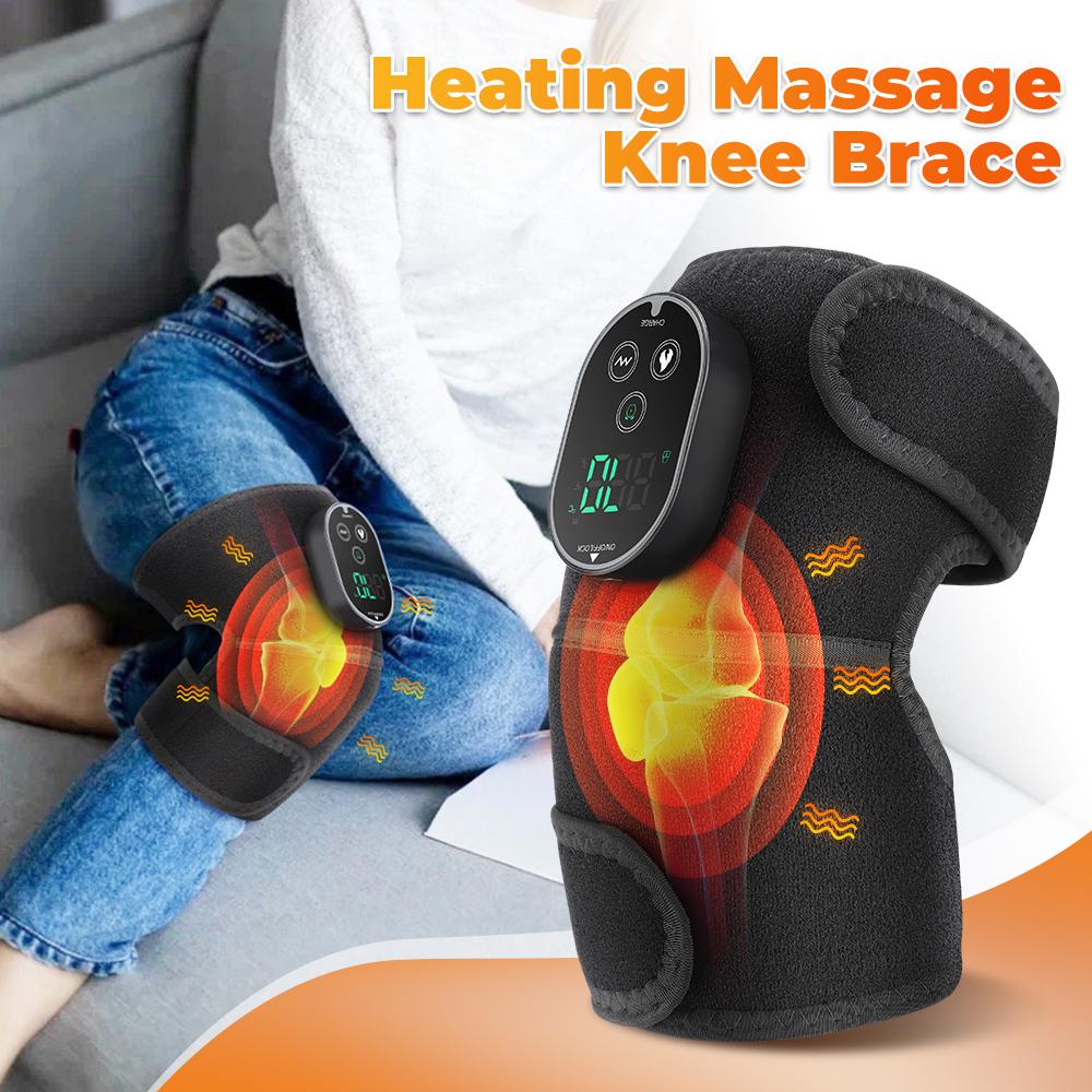 Electric Heating Massage Knee Pad Wireless Knee Massager Hot Compression Heated Leg Joint Muscle Relaxing Knee Pad