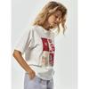 Loose Printed T-shirt European and American New Fashion Loose Print Casual All-matching Round Neck T-shirt Top